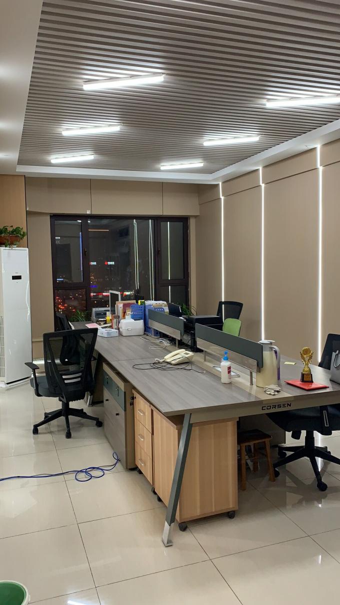 PVC 통합 벽판 환경 친화적 인 실내 배경 벽 0