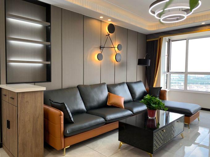 PVC 통합 벽판 환경 친화적 인 실내 배경 벽 1