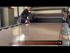 나무 곡물 실내 장식 PVC 벽 패널 WPC 실내 Bambu 석탄 벽 패널