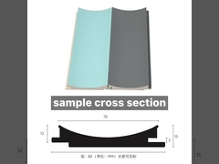 WPC는 벽체 패널하이 품질 내부  Wpc 목조벽 패널에게 피리 같은 소리로 말했습니다