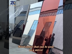 거울 벽 패널 방화 목재 베니어 패널