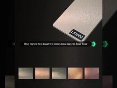 인테리어 장식 새로운 재료 대나무 나무 석탄 나무 장단 금속 탄소 결정판