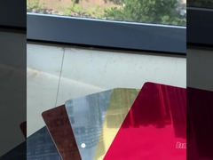 도매 가격 거울 벽장 장식 벽판 PET Bambu Charcoal Wood Veneer Board