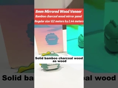 거울 벽 패널 PVC 대나무 석탄 벽 패널 수분 방지