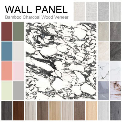 Indoor Decoration WPC Seamless Board Modern Building Materials Fireproof Waterproof PVC Background 3d Wall Panel