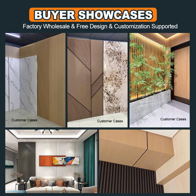 Hot Sale Bamboo Charcoal Wood Veneer PVC Marble Wall Panel WPC Wall Cladding For Interior Wall Decoration