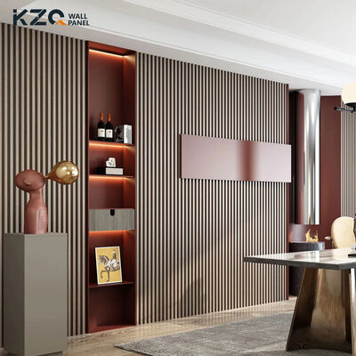 Hot Sale WPC Wall Panel Wood Plastic Composite Fluted Slat Sheet Eco-friendly Board for Interior