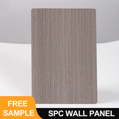 SPC 벽 패널 600*2440*4mm 방수 돌 플라스틱 친환경 나무 곡물 원활한 잠금 내부 장식판