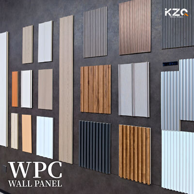 OEM 지원 튼색 벽 패널 아파트 침실 장식용 WPC 벽 패널